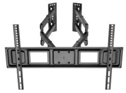InstallerParts 32"-70" TV Corner Mount – Swivel/Tilt – 20" Dual Extension Arm – Heavy Duty LCD LED TV Monitor Flat Panel Screen, 6ft HDMI Cable