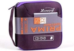 Unknown New 32 Disc CD DVD Portable Wallet Storage Organizer Holder Case Bag Album Box - Purple -Songmics Furniture Shop 51Bireha1FL. AC