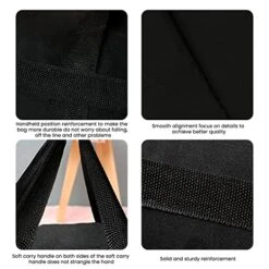 XJ-HOME Extra Large Storage Bag With Zipper And Handle, Large Black Collapsible Travel Bag-180L -Songmics Furniture Shop 51Bk1wihGFL