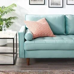 Modway Valour Performance Velvet Upholstered Tufted Sofa, Mint -Songmics Furniture Shop 51Bv9c0cLbL