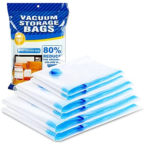 Vacuum Storage Bags, Vakoo 6 Pack Vaccum Sealed Clothing Bags (2 X-large, 2 Large, 2 Small) Vacuum Sealer Storage Space Saver Bags For Clothes Storage, Pillows, Comforters And Blankets 1 Vacuum Storage Bags, Vakoo 6 Pack Vaccum Sealed Clothing Bags (2 X-large, 2 Large, 2 Small) Vacuum Sealer Storage Space Saver Bags For Clothes Storage, Pillows, Comforters And Blankets