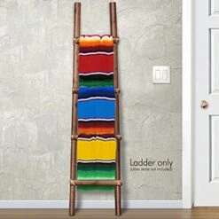 66in Arizona Made Southwest Decorative Wooden Kiva Ladder With Rawhide Bindings In Red Mahogany 10 66in Arizona Made Southwest Decorative Wooden Kiva Ladder With Rawhide Bindings In Red Mahogany -Songmics Furniture Shop 51CRMANHjzL