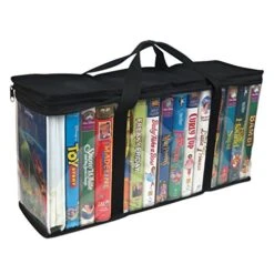 Evelots 4 Pack VHS Storage Bag-Movie Organizer-Video Tape-Handles-Hold 60-No Dust 10 Evelots 4 Pack VHS Storage Bag-Movie Organizer-Video Tape-Handles-Hold 60-No Dust -Songmics Furniture Shop 51CSHtO9yWL