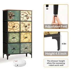 AOPSEN 6 TV Stand With Drawers And Tall 8 Drawer Dresser Set -Songmics Furniture Shop 51CUgMdiZcL