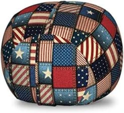 Lunarable Mermaid Scale Storage Toy Bag Chair, Continuous Japanese Circular Pattern Overlap Rounds In Aqua Color Palette, Stuffed Animal Organizer Washable Bag, Small Size, Blue Purple -Songmics Furniture Shop 51Cd9HOkBL. AC