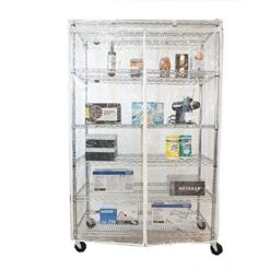 FORMOSA COVERS | Storage Shelving Unit Cover Crystal Clear See Through PVC - Keep Garage, Kitchen, Business, Outdoor Storage Neat And Clean - Fits Racks 48 W X18 D X 72 H Inches (Cover Only) 9 FORMOSA COVERS | Storage Shelving Unit Cover Crystal Clear See Through PVC - Keep Garage, Kitchen, Business, Outdoor Storage Neat And Clean - Fits Racks 48 W X18 D X 72 H Inches (Cover Only) -Songmics Furniture Shop 51CklhmjmiL