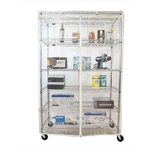 FORMOSA COVERS | Storage Shelving Unit Cover Crystal Clear See Through PVC - Keep Garage, Kitchen, Business, Outdoor Storage Neat And Clean - Fits Racks 48 W X18 D X 72 H Inches (Cover Only) 5 FORMOSA COVERS | Storage Shelving Unit Cover Crystal Clear See Through PVC - Keep Garage, Kitchen, Business, Outdoor Storage Neat And Clean - Fits Racks 48 W X18 D X 72 H Inches (Cover Only) - Image 5