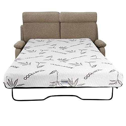 RecPro 65" RV Hide A Bed Loveseat | RV Sleeper Sofa | Cloth | Memory Foam Mattress | Pull Out Couch | RV Furniture | RV Loveseat | RV Living Room Furniture | RV Couch (Oatmeal) 3 RecPro 65" RV Hide A Bed Loveseat | RV Sleeper Sofa | Cloth | Memory Foam Mattress | Pull Out Couch | RV Furniture | RV Loveseat | RV Living Room Furniture | RV Couch (Oatmeal) - Image 3