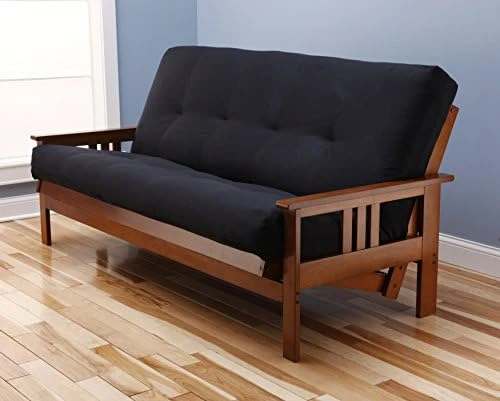 Toronto Futon Set Frame And Mattress Full Size Wood Finish W/ 8 Inch Innerspring Matt Includes Choice To Add Drawers Sofa Bed Couch Sleeper (Frame, Matt And Drawers Set, Azure) 8 Toronto Futon Set Frame And Mattress Full Size Wood Finish W/ 8 Inch Innerspring Matt Includes Choice To Add Drawers Sofa Bed Couch Sleeper (Frame, Matt And Drawers Set, Azure) - Image 8