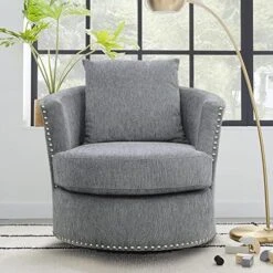 Lexicon Winona Swivel Chair, Gray -Songmics Furniture Shop 51Dz1hZ55L. AC