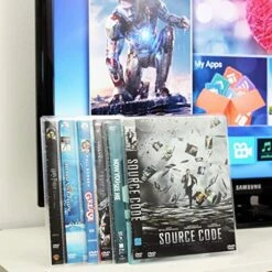 3L DVD Sleeves For Storage With Space For Cover DVD Plastic Sleeve/Pocket - 100 Pcs Pack - 10281 -Songmics Furniture Shop 51EEmKQeL6L