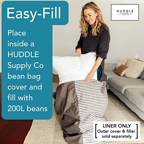 Huddle Supply Co Bean Bag Liner Designer Stuffie Seat Bean Bag Cover 5 Huddle Supply Co Bean Bag Liner Designer Stuffie Seat Bean Bag Cover - Image 5