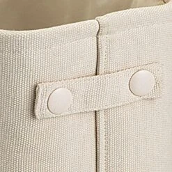 MDesign Narrow Fabric Storage Bin Basket With Handles For Bathroom Closet, Vanity, Cabinet, Cubby, Countertop, Tall Slim Baskets For Towels, Toilet Tissue, Crane Collection, 4 Pack - Cream 13 MDesign Narrow Fabric Storage Bin Basket With Handles For Bathroom Closet, Vanity, Cabinet, Cubby, Countertop, Tall Slim Baskets For Towels, Toilet Tissue, Crane Collection, 4 Pack - Cream -Songmics Furniture Shop 51EVOAMHD8L