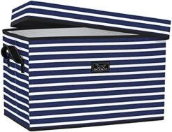 SCOUT Rump Roost LG - Large Lidded Storage Bin With Handles, Collapsible, Stackable, Doubles As Seat Or Table, Holds 90 Lbs -Songmics Furniture Shop 51EbWKYn9iS. AC