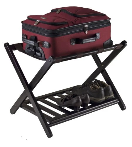 Winsome Scarlett Cappuccino Luggage Rack & 92436 Luggage Rack With Shelf 7 Winsome Scarlett Cappuccino Luggage Rack & 92436 Luggage Rack With Shelf - Image 7