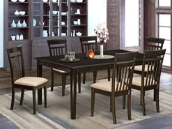 East West Furniture HECA7-CAP-LC Dining Room Set, 7-piece 20 East West Furniture HECA7-CAP-LC Dining Room Set, 7-piece -Songmics Furniture Shop 51Efz2kXwTL. AC
