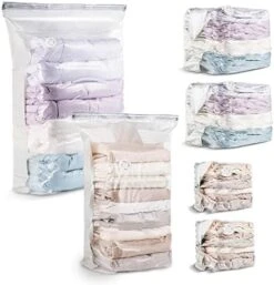 Vacuum Storage Bags Jumbo Cube 6 Pack, Space Saver Bags Extra Large Vacuum Seal Bags For Comforters Blankets Clothes (3 Jumbo 3 Medium), Closet Organizers And Storage Bags Vacuum Sealed 13 Vacuum Storage Bags Jumbo Cube 6 Pack, Space Saver Bags Extra Large Vacuum Seal Bags For Comforters Blankets Clothes (3 Jumbo 3 Medium), Closet Organizers And Storage Bags Vacuum Sealed -Songmics Furniture Shop 51EqxpJqQRL. AC
