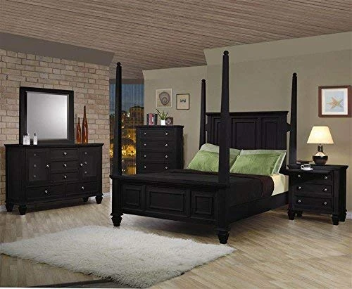 Coaster Furniture Sandy Beach Dresser Black 201323 2 Coaster Furniture Sandy Beach Dresser Black 201323 - Image 2