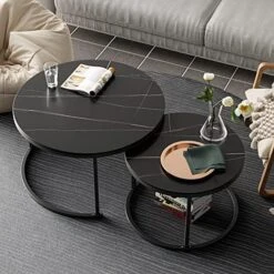 Modern Dining Table Black Sintered Stone Table,Multifuntional Desk With Metal Legs Suitable Living Room, Dining Room,Home & Office (Black) 14 Modern Dining Table Black Sintered Stone Table,Multifuntional Desk With Metal Legs Suitable Living Room, Dining Room,Home & Office (Black) -Songmics Furniture Shop 51FXoTvwJGL. AC