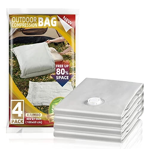 TAILI Fabric Vacuum Storage Bags For Comforters And Blankets, Space Saver Bags 4 Pack (40x27 Inch), Jumbo Vacuum Seal Bags For Bedding And Clothes, Waterproof, Wearproof, Punctureproof, Vacuum Compression Storage Bags 1 TAILI Fabric Vacuum Storage Bags For Comforters And Blankets, Space Saver Bags 4 Pack (40x27 Inch), Jumbo Vacuum Seal Bags For Bedding And Clothes, Waterproof, Wearproof, Punctureproof, Vacuum Compression Storage Bags