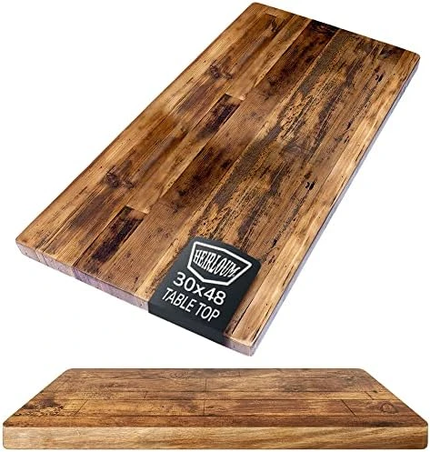 HEIRLOUM Reclaimed Wood Table Top - Rustic Recycled Solid Wooden Piece Perfect For Signs, Kitchens, Dining And Coffee Table Tops (Reclaimed Wood Table Top With Metal Edge, 36" X 36") 10 HEIRLOUM Reclaimed Wood Table Top - Rustic Recycled Solid Wooden Piece Perfect For Signs, Kitchens, Dining And Coffee Table Tops (Reclaimed Wood Table Top With Metal Edge, 36" X 36") - Image 10