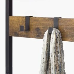 Whitmor Modern Industrial Entryway Coat Rack Hall Tree W/Shoe Storage, Rustic Brown 8 Whitmor Modern Industrial Entryway Coat Rack Hall Tree W/Shoe Storage, Rustic Brown -Songmics Furniture Shop 51GBufBKOPL
