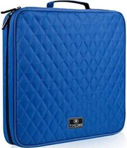 TIMCORR CD Case DVD Holder Storage: 160 Capacity DVD Cases Organizer Portable Wallet Storage - CD Plastic Protective Carrying Binder For Home Travel (Black) -Songmics Furniture Shop 51GI1YISOiL. AC