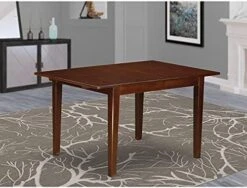 East West Furniture Modern Kitchen NFT-MAH-T Dinning Room Table Rectangular Tabletop And 53.5x31.5x29-Mahogany Finish & DUC-MAH-LC Dudley Kitchen Dining Chairs, Set Of 2, Mahogany 26 East West Furniture Modern Kitchen NFT-MAH-T Dinning Room Table Rectangular Tabletop And 53.5x31.5x29-Mahogany Finish & DUC-MAH-LC Dudley Kitchen Dining Chairs, Set Of 2, Mahogany -Songmics Furniture Shop 51GMI bWL9S. AC