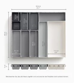Joseph Joseph Blox 10 Piece Plastic Storage Trays Cosmetics, Stationary, Utensils Drawer Organizer Grey 11 Joseph Joseph Blox 10 Piece Plastic Storage Trays Cosmetics, Stationary, Utensils Drawer Organizer Grey -Songmics Furniture Shop 51GWuoNw59L