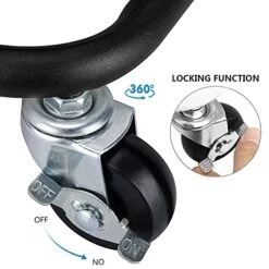 3-Tier Rolling Carts With Wheels Storage Cart Makeup Cart With Roller Wheels Mobile Storage Organizer For Kitchen, Bathroom, Office, Coffee Bar -Songmics Furniture Shop 51GgwKnKo7S