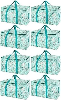 BALEINE 6-Pack Oversized Moving Bags With Reinforced Handles, Heavy-Duty Storage Tote For Clothes, Moving Supplies (Clear, 6-Pack) -Songmics Furniture Shop 51Gpp9wZL8L. AC