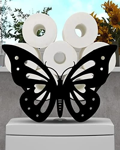 Dragon Toilet Paper Holder Stand, Black Metal Bathroom Tissue Storage Holds 5 Rolls, Free Standing Farmhouse Bathroom Stand Decor Accessory 9 Dragon Toilet Paper Holder Stand, Black Metal Bathroom Tissue Storage Holds 5 Rolls, Free Standing Farmhouse Bathroom Stand Decor Accessory - Image 9