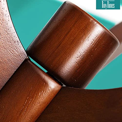 TinyTimes Wooden Coat Rack Free Standing, Sturdy Rustic Hall Tree Coat Tree Coat Hanger With 8 Hooks, For Coat, Hat, Clothes, Scarves, Handbags, Umbrella (Dark Brown) 4 TinyTimes Wooden Coat Rack Free Standing, Sturdy Rustic Hall Tree Coat Tree Coat Hanger With 8 Hooks, For Coat, Hat, Clothes, Scarves, Handbags, Umbrella (Dark Brown) - Image 4