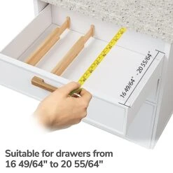 BAMEOS Drawer Dividers Kitchen Organization Bamboo Utensil Organizers For Kitchen Bedroom Bathroom Dresser Office 4-pack 10 BAMEOS Drawer Dividers Kitchen Organization Bamboo Utensil Organizers For Kitchen Bedroom Bathroom Dresser Office 4-pack -Songmics Furniture Shop 51H6lZFXWhL