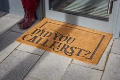 Did You Call First Welcome Mat - Front Door Mat For Outdoors - 24" X 36" Embossed Coir Doormat - Funny Door Mats - By Rag Tag Mats 10 Did You Call First Welcome Mat - Front Door Mat For Outdoors - 24" X 36" Embossed Coir Doormat - Funny Door Mats - By Rag Tag Mats -Songmics Furniture Shop 51HDkQBfWxL