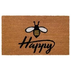 Calloway Mills AZ101231729 Bee Happy Doormat, 17" X 29", Multicolor