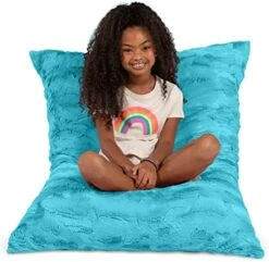 Jaxx Saxx 3.5 Floor Pillow, Premium Luxe Fur - Mountain Fox -Songmics Furniture Shop 51HJoXkrZ8L. AC