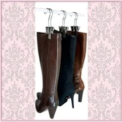 Boottique The Original Boot Hanger - Shoe Storage Space Saver (Set Of 3); Boot Hanger, Boot Holder, Boot Clips (Black) -Songmics Furniture Shop 51HQsB4UZIL. AC