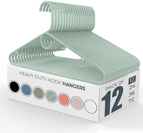 Neaties Heavy Duty Plastic Hangers Bulk Strap Hooks (12 To 72 Pack Available Or Hangers 36 Pack) Strong Clothes Hangers Bulk | Coat Hangers Plastic, Hangers Heavy Duty, Plastic Hanger (White 36 Pack) 11 Neaties Heavy Duty Plastic Hangers Bulk Strap Hooks (12 To 72 Pack Available Or Hangers 36 Pack) Strong Clothes Hangers Bulk | Coat Hangers Plastic, Hangers Heavy Duty, Plastic Hanger (White 36 Pack) - Image 11