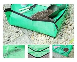 BIUWING 2PCS 39.4" X 39.4" Plant Repotting Mat Waterproof Transplanting Mat Indoor Succulent Potting Mat Portable Gardening Soil Changing And Watering Mat Square And Foldable Garden Mat -Songmics Furniture Shop 51I6drPnHsS