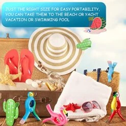 8 Pieces Beach Towel Clips Beach Chair Clips Towels Portable Parrot Flamingo Cactus Swallow Beach Towel Holder For Towels Cruise Pool Holiday Outdoor Clothes Pins (Multicolor,Multi Style) 15 8 Pieces Beach Towel Clips Beach Chair Clips Towels Portable Parrot Flamingo Cactus Swallow Beach Towel Holder For Towels Cruise Pool Holiday Outdoor Clothes Pins (Multicolor,Multi Style) -Songmics Furniture Shop 51IMcWgJbpL