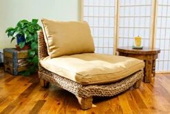 XoticBrands Seagrass Meditation Yoga Chair - Natural With Cream Cushion 12 XoticBrands Seagrass Meditation Yoga Chair - Natural With Cream Cushion -Songmics Furniture Shop 51IWiaCHPML