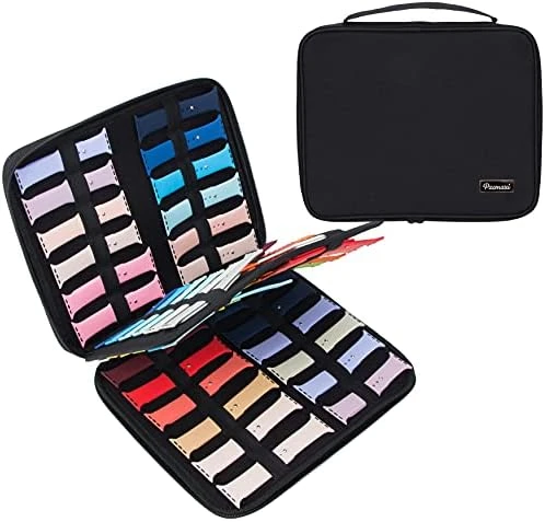 PACMAXI 48 Watch Bands Storage Bag, Watch Band Carrying Case Fits For The Most Sizes Of Watch Bands, Organizer For Watch Bands Holds 48 Pieces, Bag Only (Purple) 5 PACMAXI 48 Watch Bands Storage Bag, Watch Band Carrying Case Fits For The Most Sizes Of Watch Bands, Organizer For Watch Bands Holds 48 Pieces, Bag Only (Purple) - Image 5