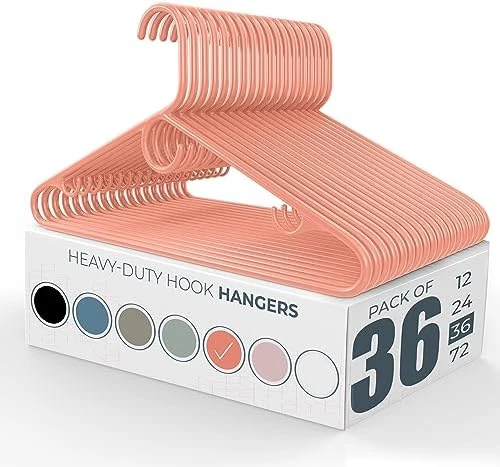 Neaties Heavy Duty Plastic Hangers Bulk Strap Hooks (12 To 72 Pack Available Or Hangers 36 Pack) Strong Clothes Hangers Bulk | Coat Hangers Plastic, Hangers Heavy Duty, Plastic Hanger (White 36 Pack) 13 Neaties Heavy Duty Plastic Hangers Bulk Strap Hooks (12 To 72 Pack Available Or Hangers 36 Pack) Strong Clothes Hangers Bulk | Coat Hangers Plastic, Hangers Heavy Duty, Plastic Hanger (White 36 Pack) - Image 13