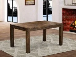 East West Furniture Modern Dining CN6-0N-T Dinner Table Rectangular Tabletop And 60 X 36 X 30-Sandblasting Antique Walnut Finish -Songmics Furniture Shop 51J2CkdLCL. AC