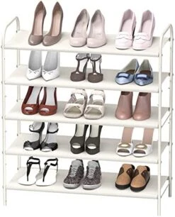 Simple Houseware 5-Tier Shoe Rack Storage Organizer, Bronze -Songmics Furniture Shop 51JIZxdUuPL. AC