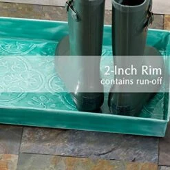 HF By LT Medallion Pattern Metal Boot, 30 X 13-Inches, Antique Copper Finish -Songmics Furniture Shop 51JeUyrINDL