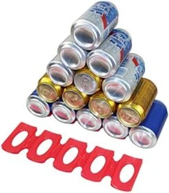 2Pcs Bottle Stacking Mat Can Stacker Kitchen Cabinet And Fridge Storage Rack Wine Bottles Holder -Songmics Furniture Shop 51JeablhjjL. AC