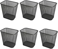 Ybmhome Steel Mesh Rectangular Open Top Waste Basket Bin Trash Can For Office Home 8x12x12 Inches 1103s (1, Black) 12 Ybmhome Steel Mesh Rectangular Open Top Waste Basket Bin Trash Can For Office Home 8x12x12 Inches 1103s (1, Black) -Songmics Furniture Shop 51JgVjBJw4L. AC