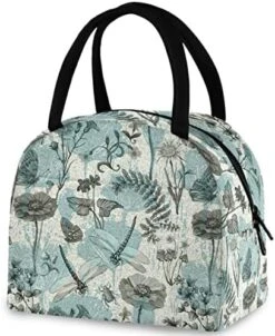 ZzWwR Vintage Butterfly Dragonfly Poppy Reusable Lunch Tote Bag With Front Pocket Insulated Thermal Cooler 0g272618160p407c442s828 0 29 ZzWwR Vintage Butterfly Dragonfly Poppy Reusable Lunch Tote Bag With Front Pocket Insulated Thermal Cooler 0g272618160p407c442s828 0 -Songmics Furniture Shop 51Jjg016PHL. AC